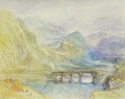 La vallée de Domleschg - Joseph Mallord William Turner